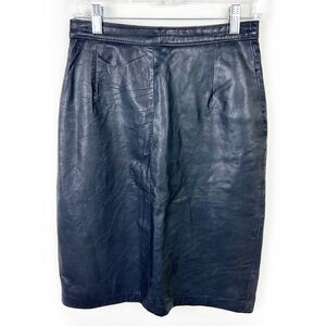 Vintage Gino di Giorgio leather skirt